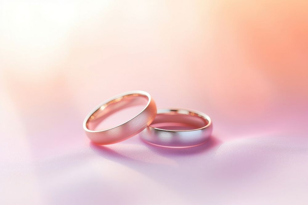 Wedding rings background jewelry pink celebration.