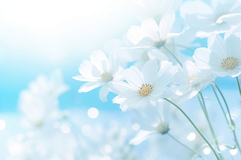 White flower bouquet background backgrounds outdoors blossom.