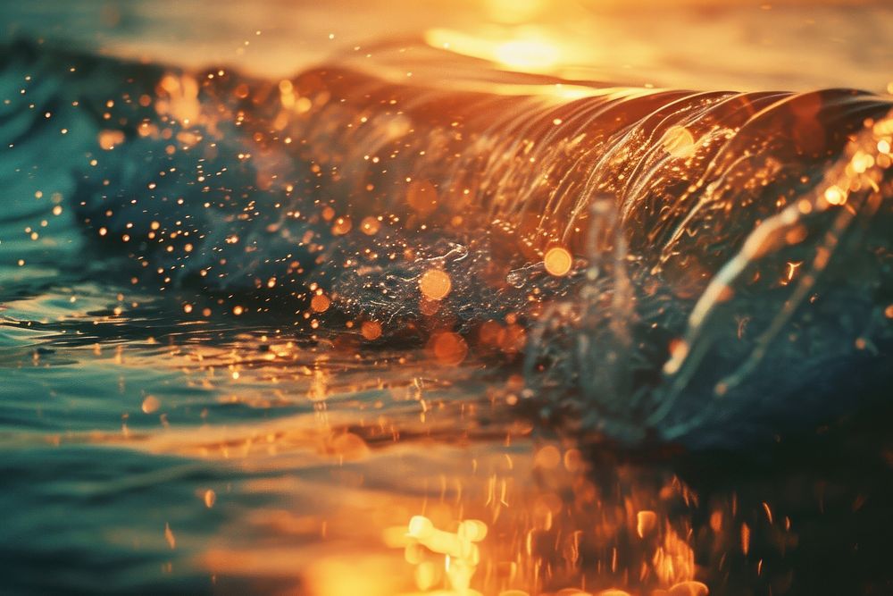 Wave light leaks backgrounds outdoors nature.