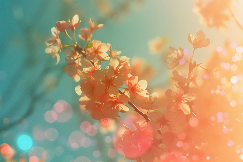 Baby blossom light leaks backgrounds | Premium Photo - rawpixel