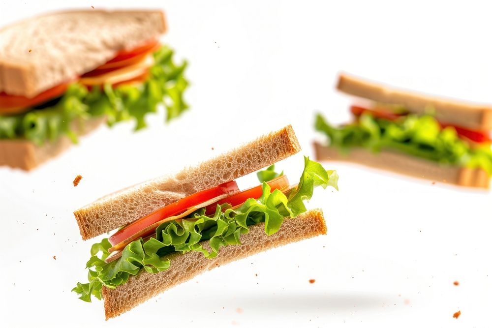 Sandwiches bread lunch food.