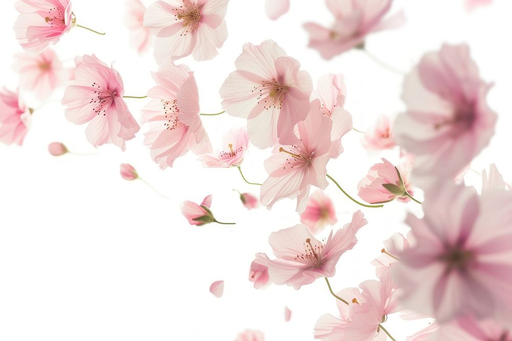 Spring flowers backgrounds blossom petal.