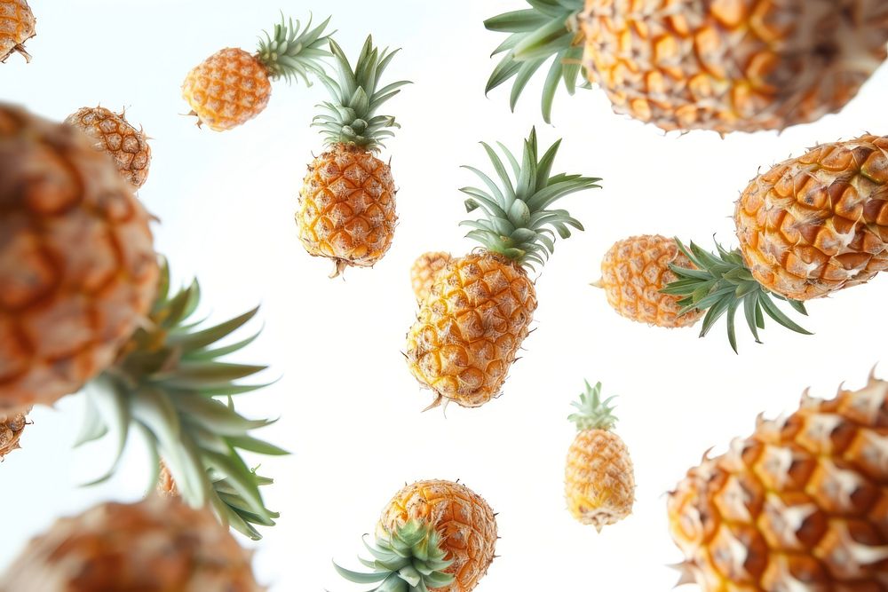 Pineapples backgrounds fruit plant.