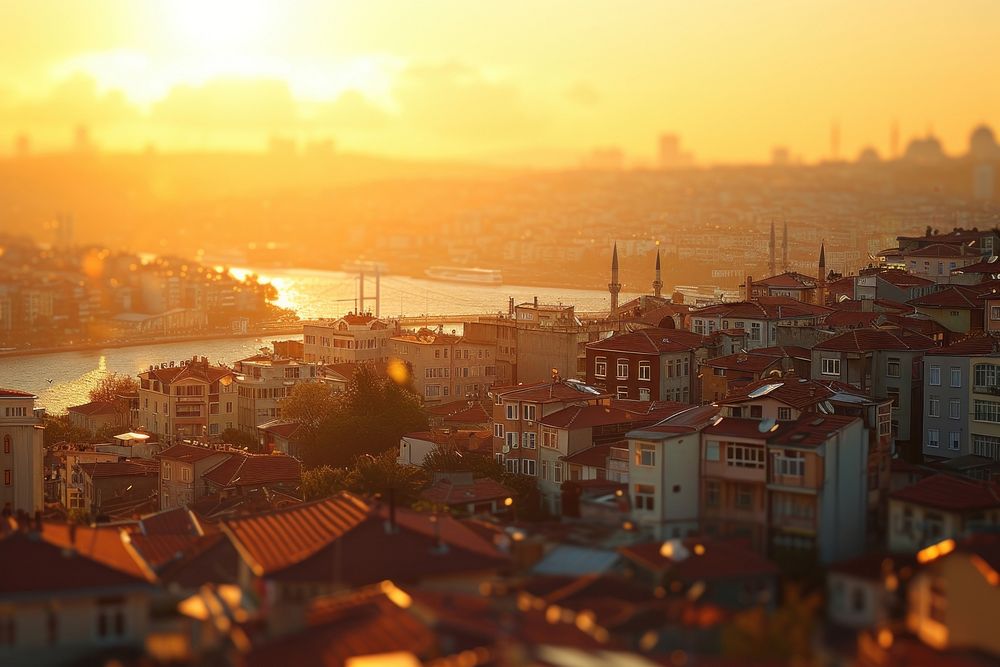 Istanbul city architecture landscape.