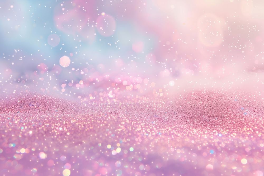 Photo of pastel pink atmosphere glitter backgrounds illuminated.