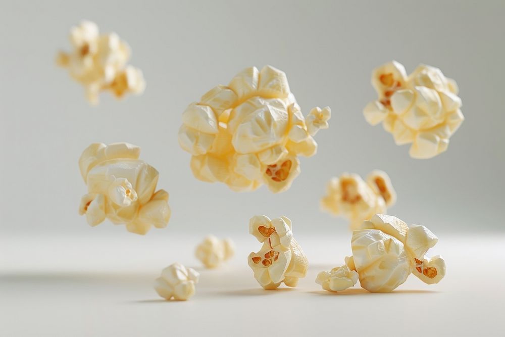 Cute popcorn white food freshness.
