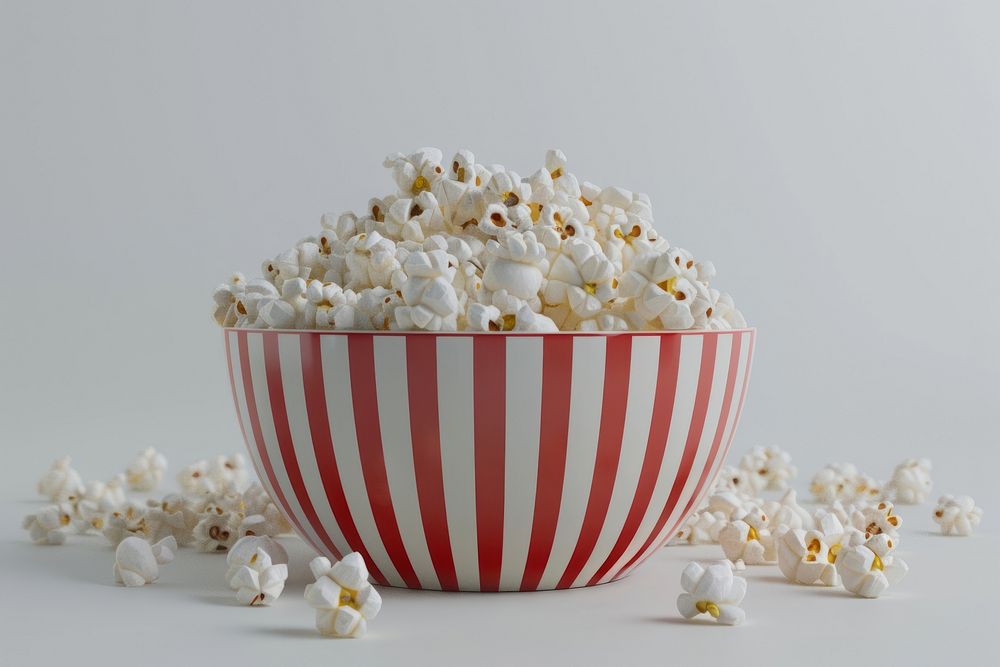 Popcorn in bowl snack food freshness.