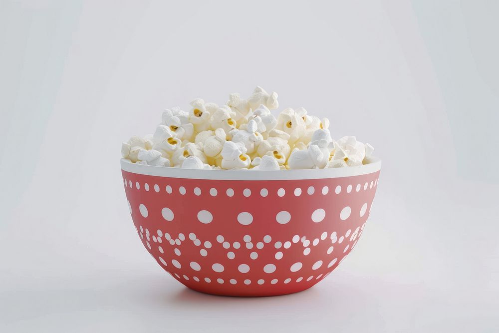 Popcorn in bowl dessert food freshness.