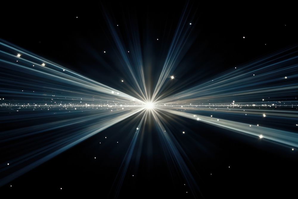 Simple and minimal short and fews star rays streaking light backgrounds night.