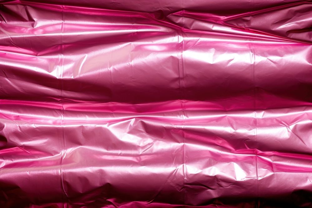 Grunge plastic wrap backgrounds pink silk.