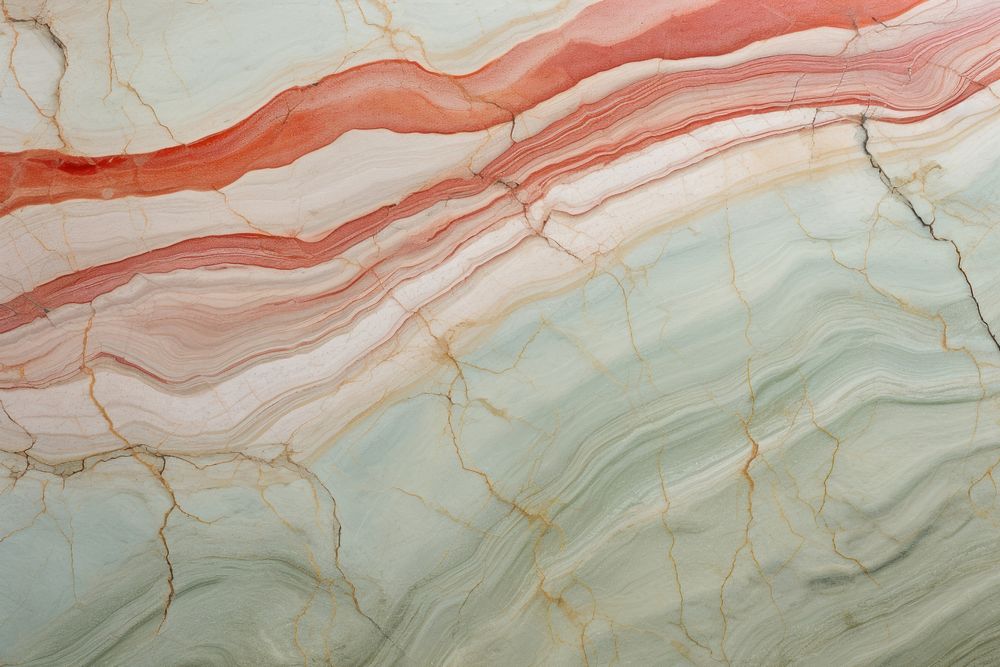 Tile of pastel green and red marble line backgrounds accessories.