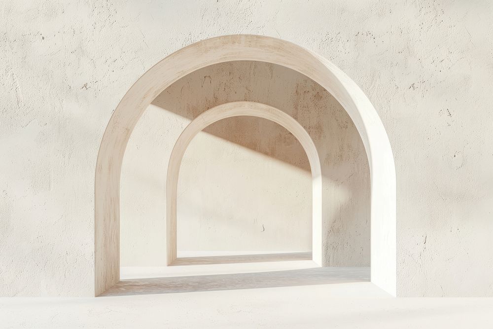 Minimal arch architecture simplicity absence.