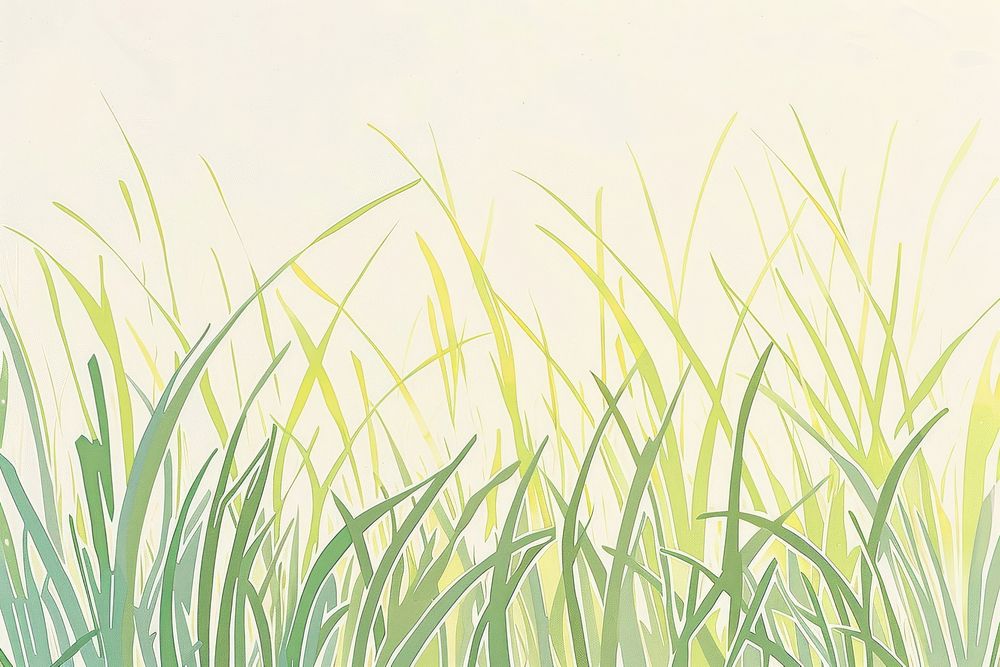 Grass drawing yellow plant.