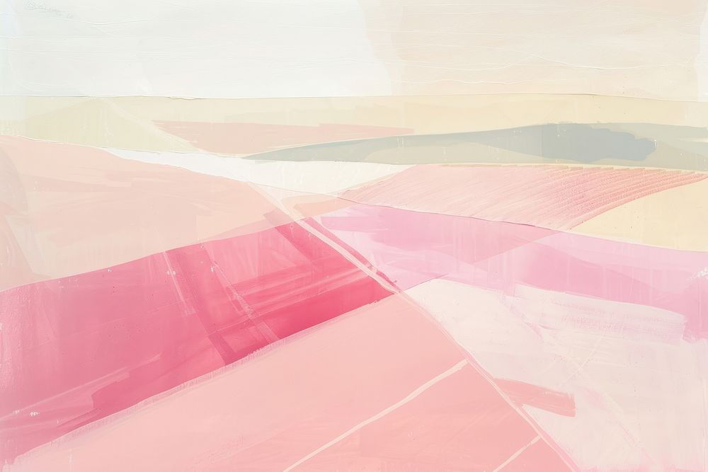 Field painting drawing pink.