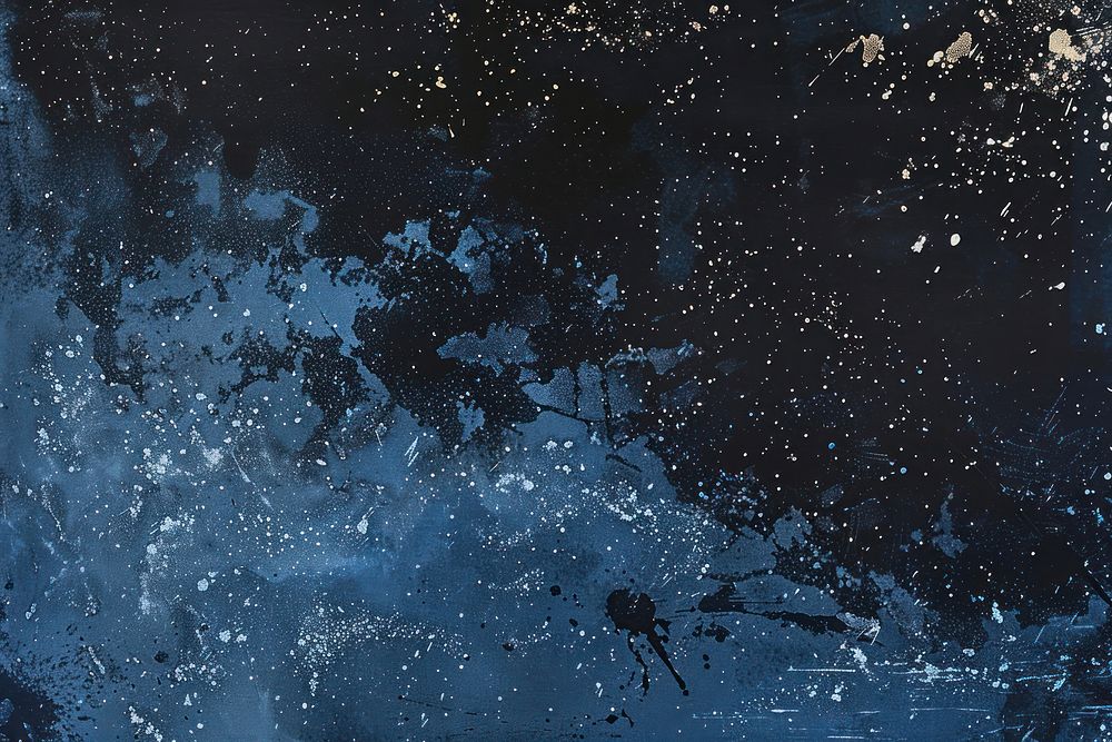 Night sky painting astronomy space.