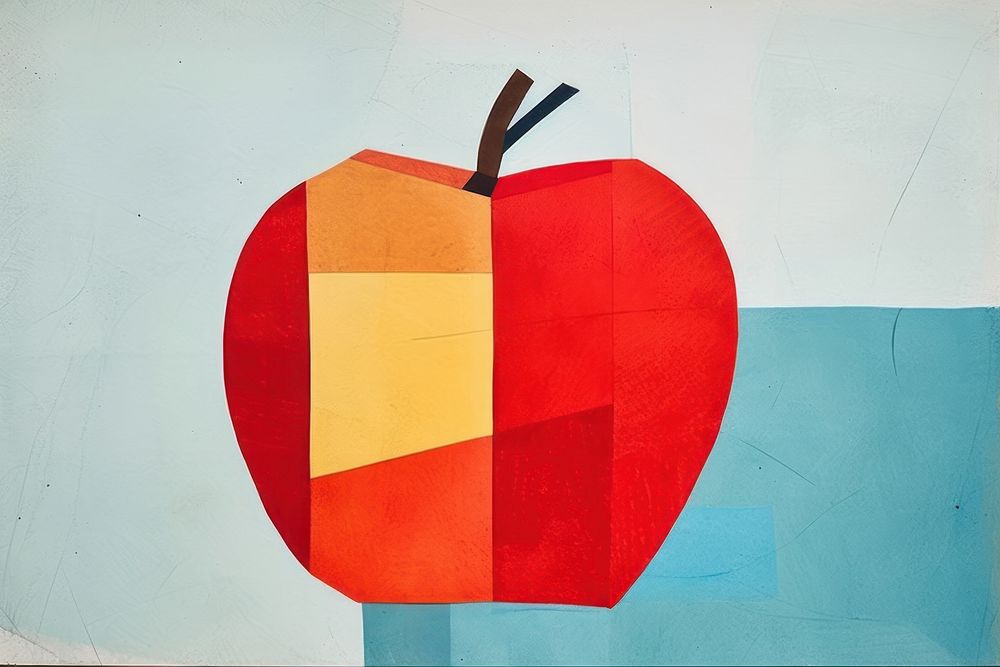 Geometry apple art fruit creativity.
