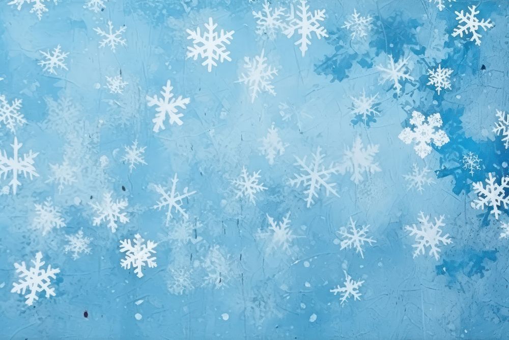 Snowflakes on blue background backgrounds abstract creativity.