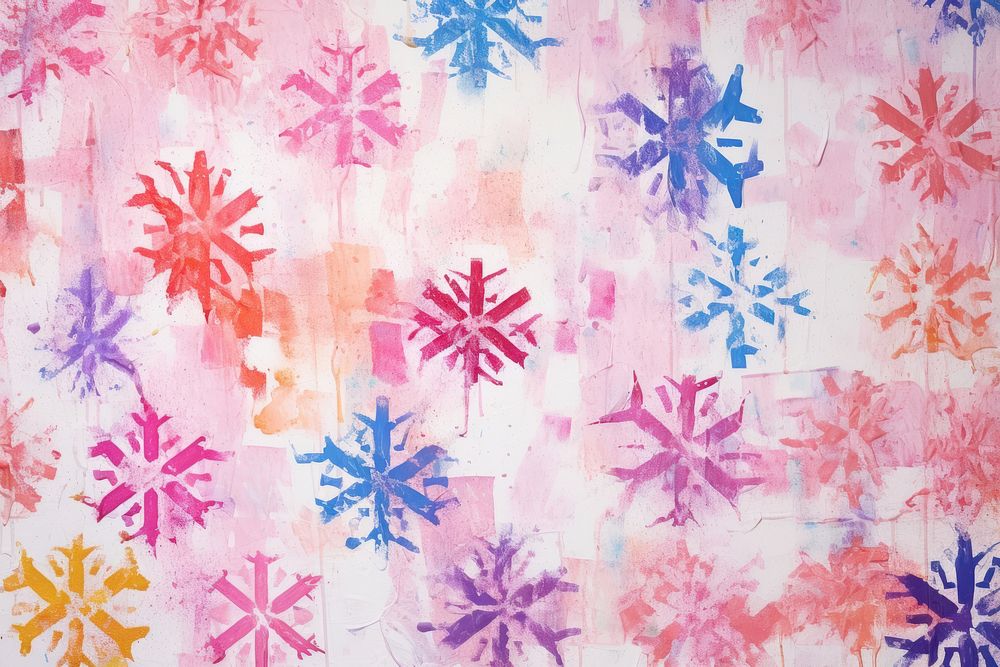 Snowflakes abstract art backgrounds.