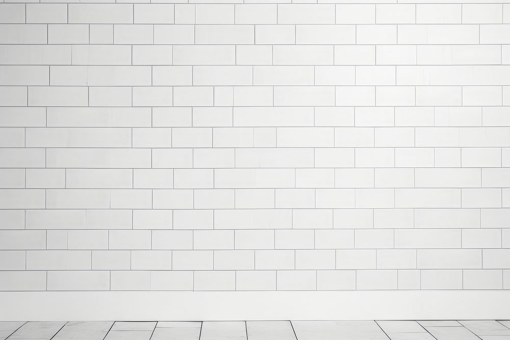 Photo of white tile wall architecture backgrounds repetition.