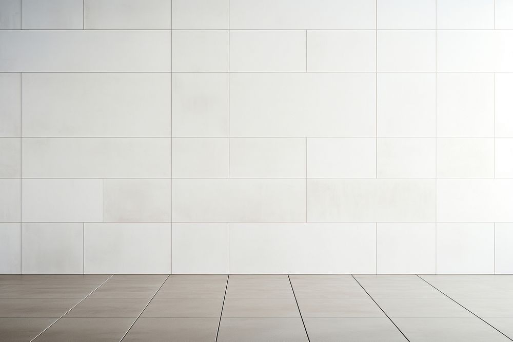 Photo of white tile wall architecture backgrounds simplicity.