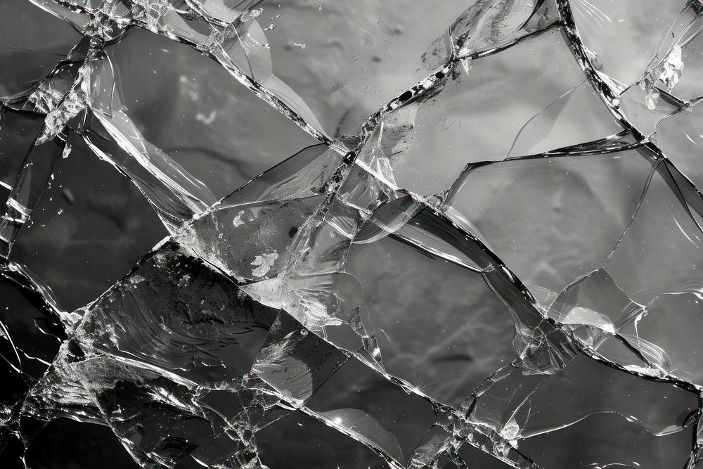 Glass cracked backgrounds ice transportation.