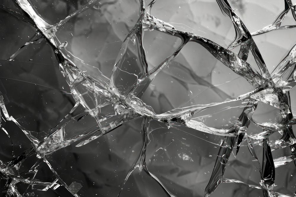 Glass cracked backgrounds transportation destruction.
