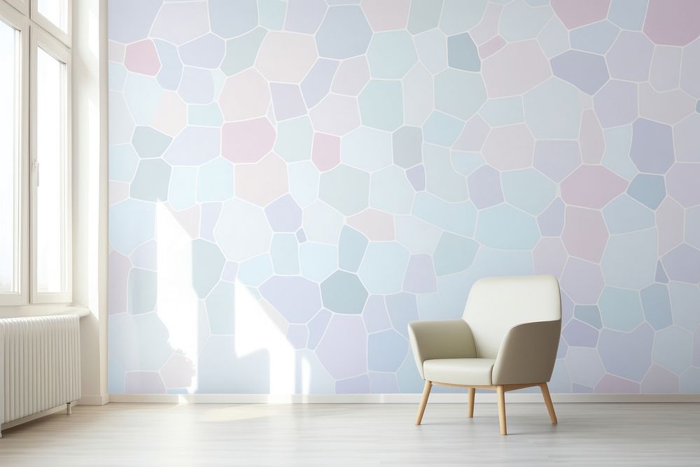 Pastel mosaics wall architecture backgrounds furniture.