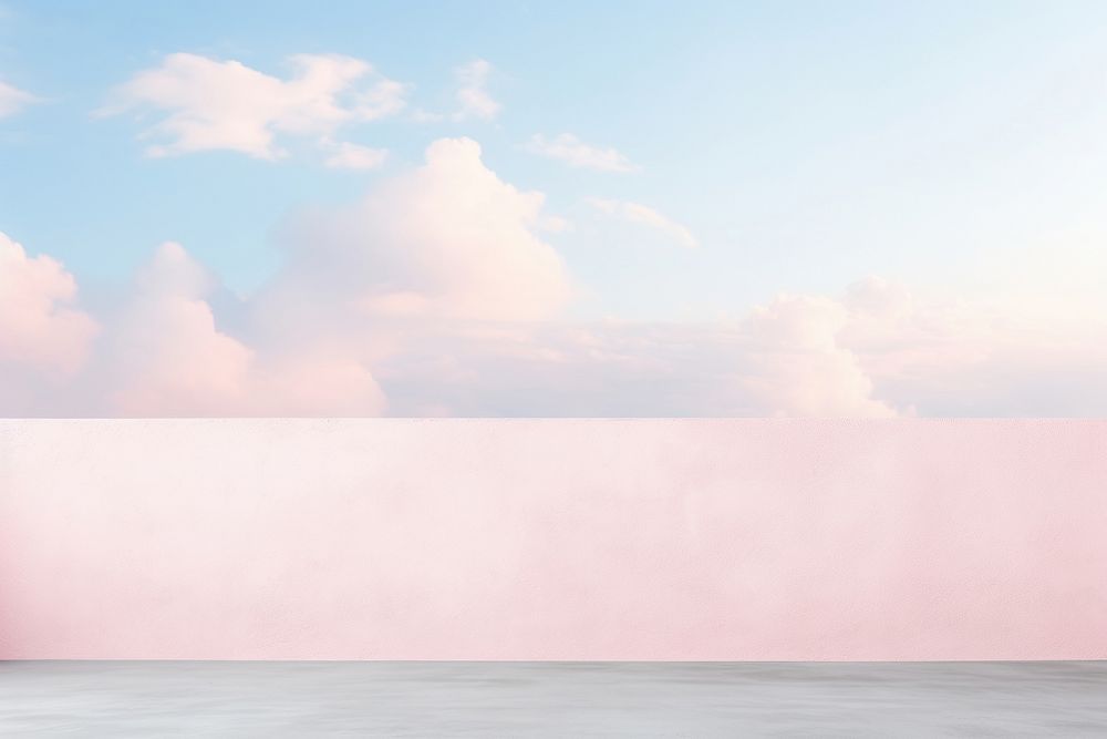 Photo of pastel wall sky backgrounds outdoors.