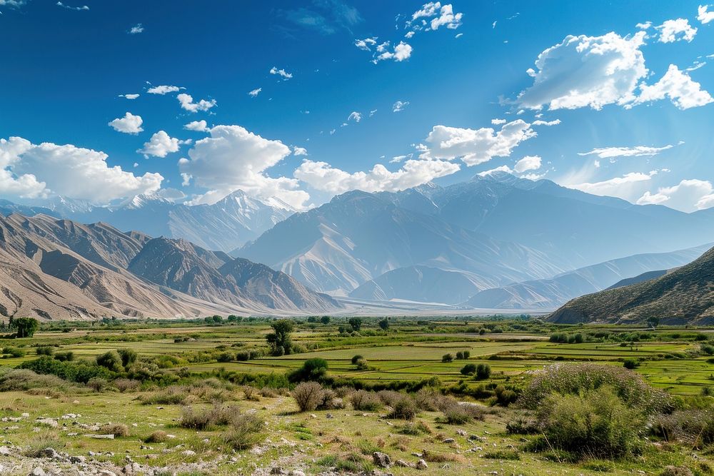 Beautiful Mountain ranges mountain landscape | Free Photo - rawpixel