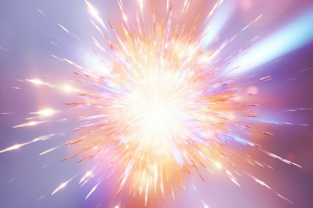 Holographic light leak backgrounds astronomy fireworks.