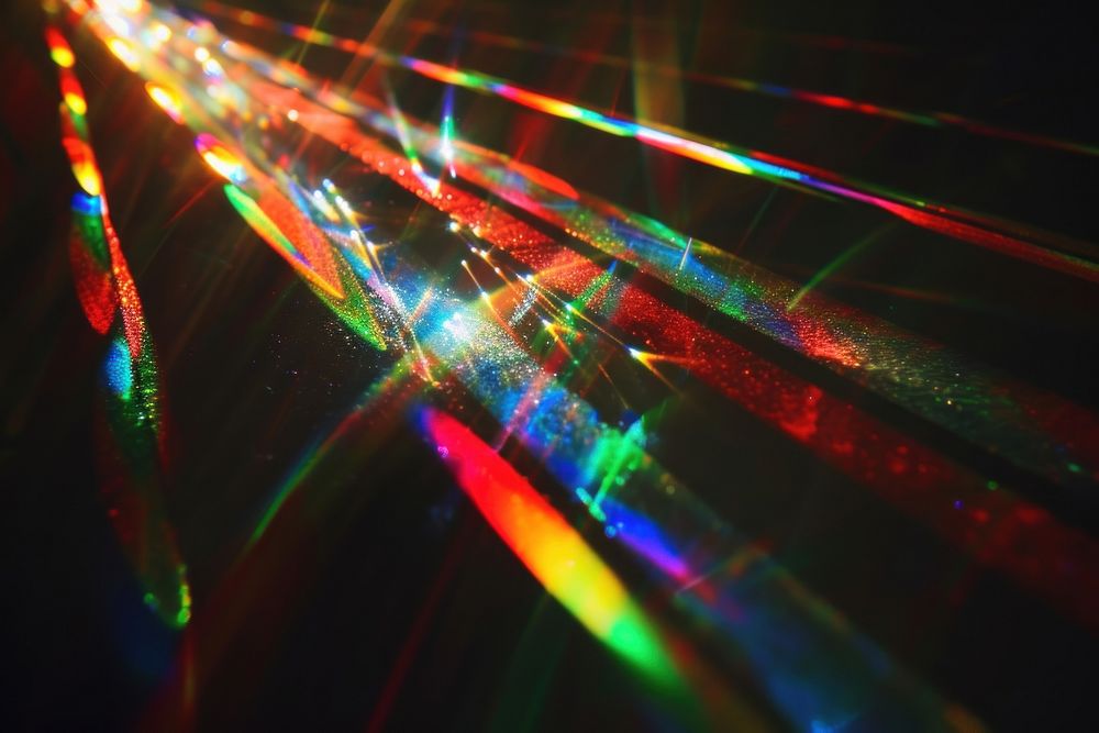 Transparent laser sunlight reflections backgrounds lighting black background.