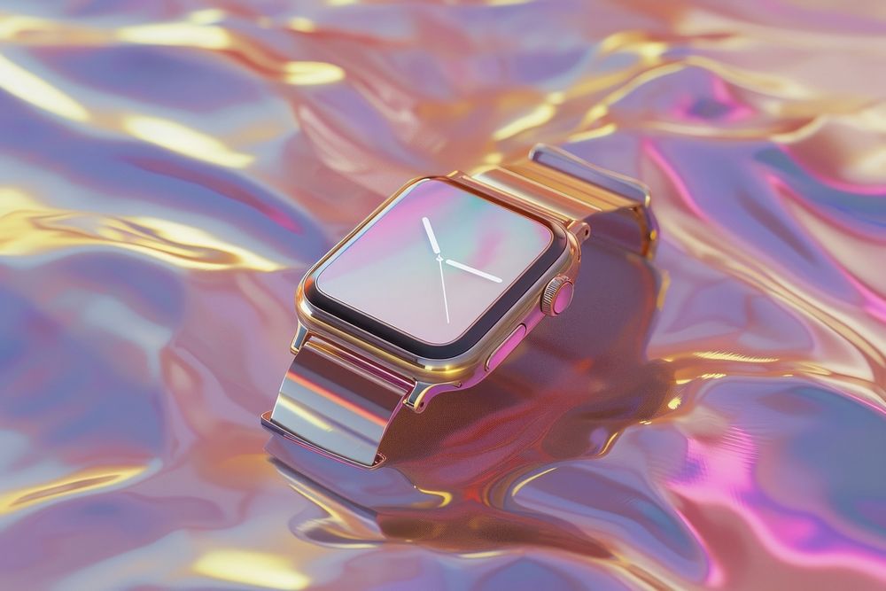 Surreal abstract style smartwatch accessories electronics technology.
