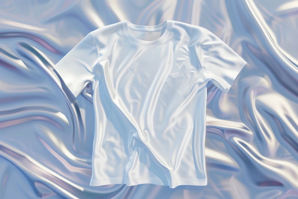 Surreal abstract style t-shirt backgrounds crumpled wrinkled.
