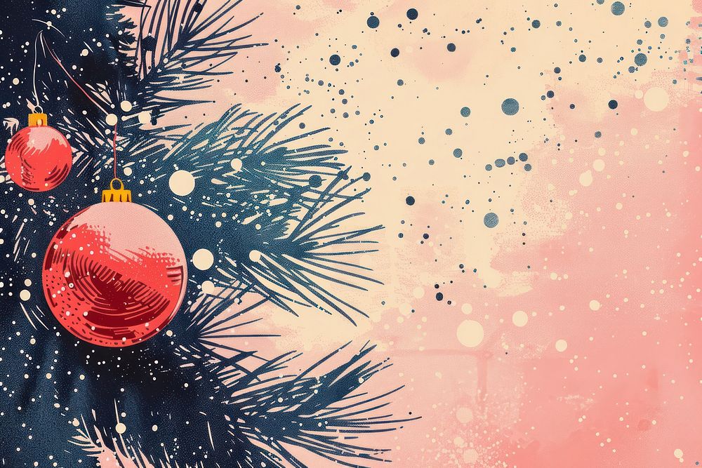 Christmas backgrounds plant tree.