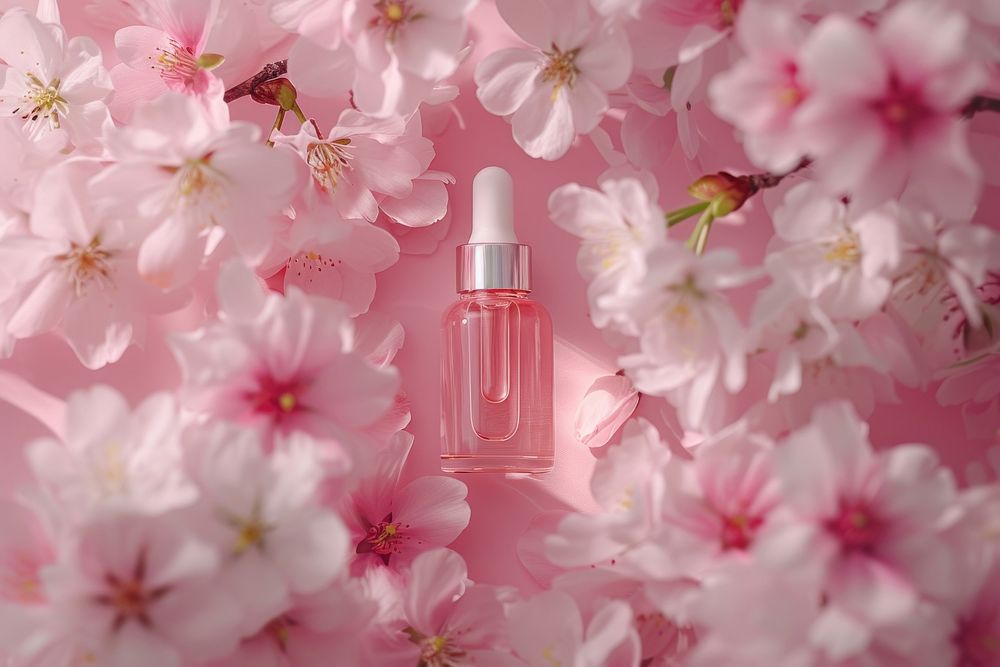 Serum blossom cosmetics perfume.