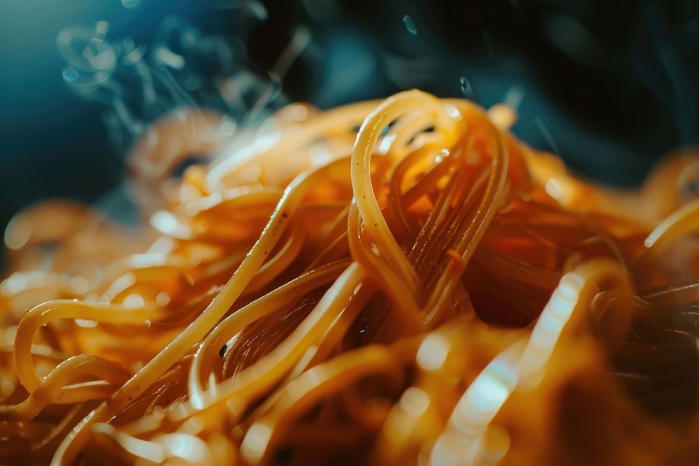 Spaghetti spaghetti vermicelli noodle.