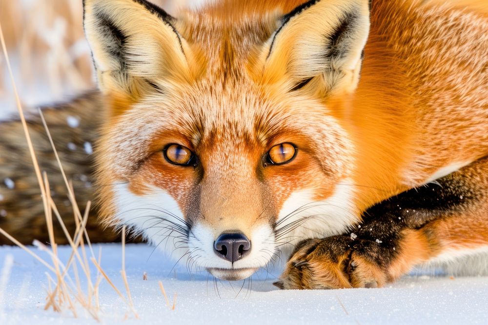 Wild animals wildlife mammal fox.