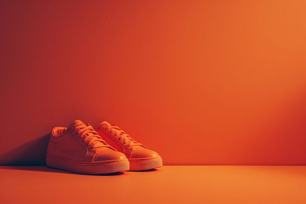Creative minimal photography of shoes footwear clothing apparel.