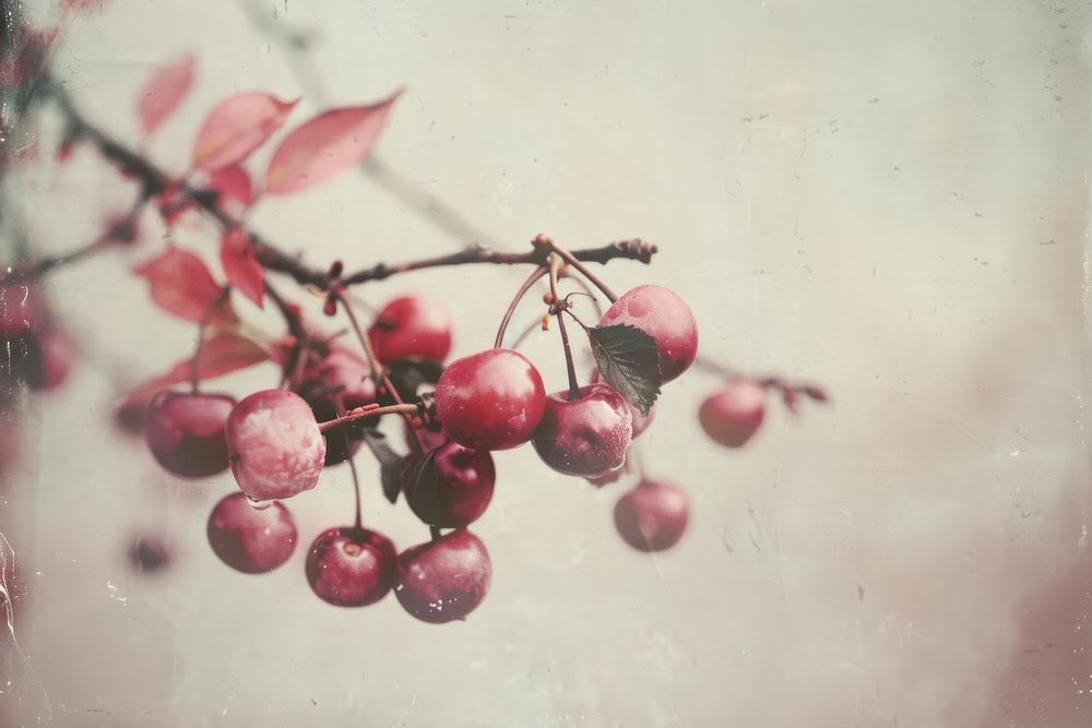 Cherry cherry plant fruit.