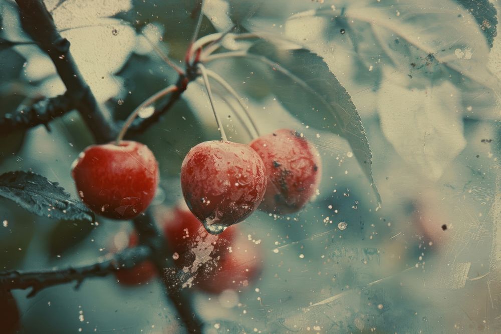 Cherry cherry plant fruit.