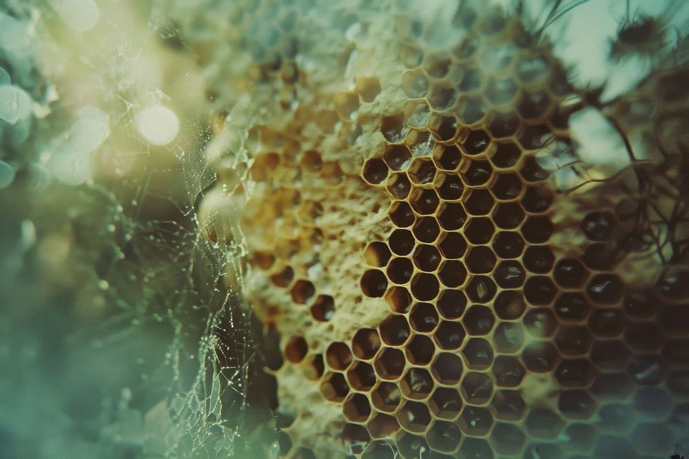 Honeycomb honeycomb backgrounds underwater.
