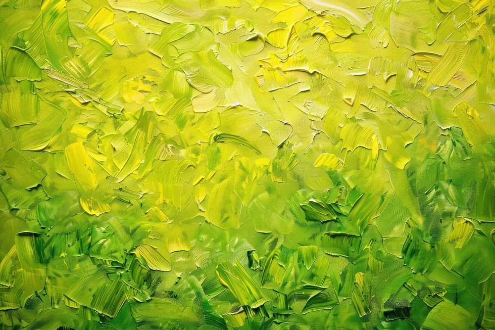 Yellow-green painting backgrounds freshness.
