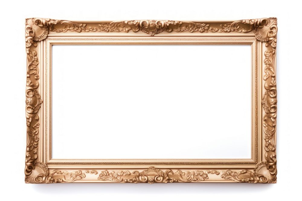 Rectangle frame vintage white background architecture painting.