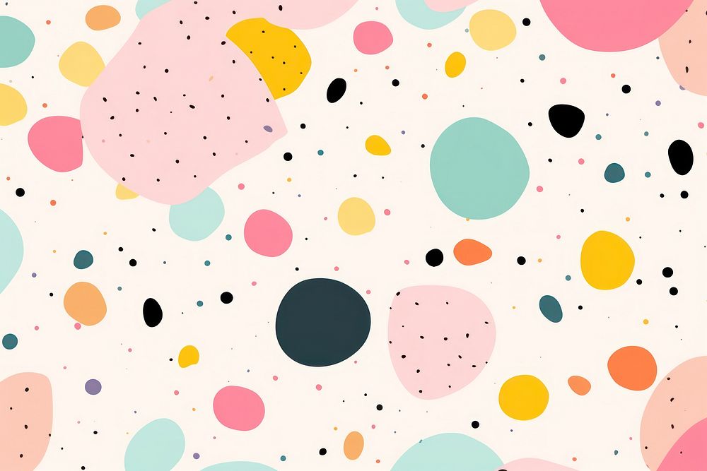 Cute confetti pastel backgrounds abstract pattern outdoors.