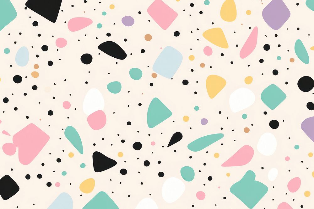 Cute confetti pastel backgrounds pattern abstract spotted.