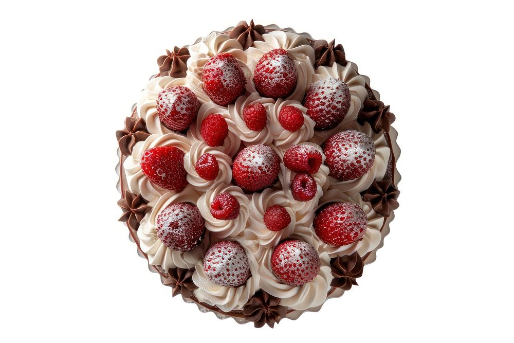 Cake strawberry dessert fruit.