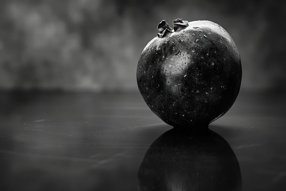 Blueberry monochrome fruit apple.