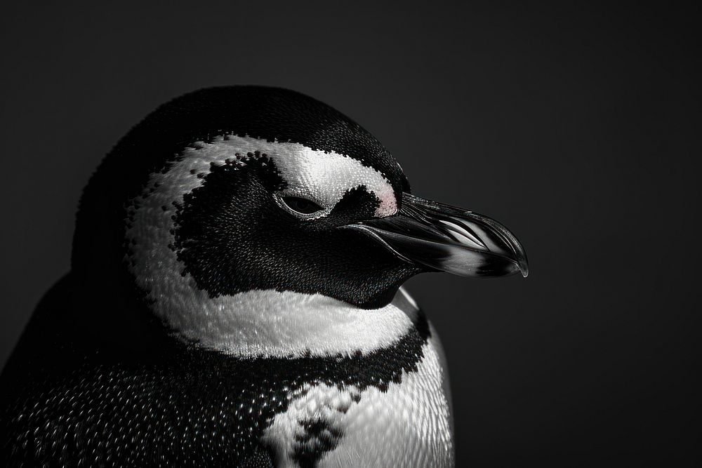 Penguin penguin monochrome animal.