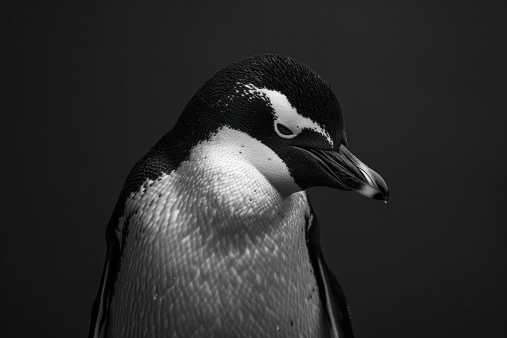 Penguin penguin monochrome animal.