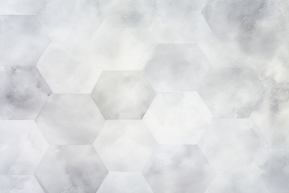 Light grey and white hexagon backgrounds texture floor.